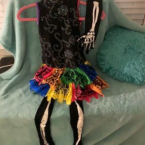 Skeleton Halloween costume for girls